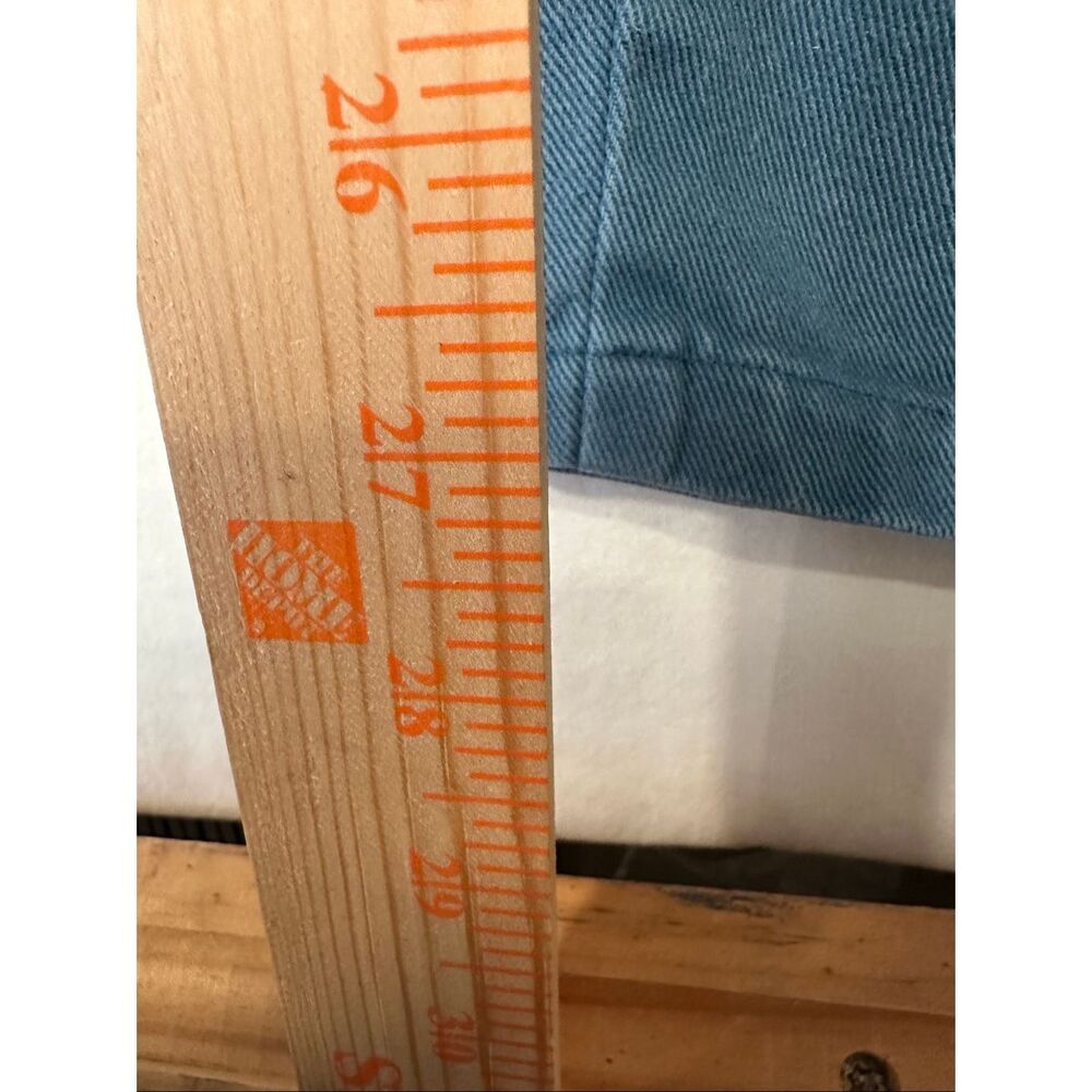 Lucy & Yak Organic Cotton Tie Shoulder Dungarees Overalls Slate Blue XXL - Picture 7 of 7